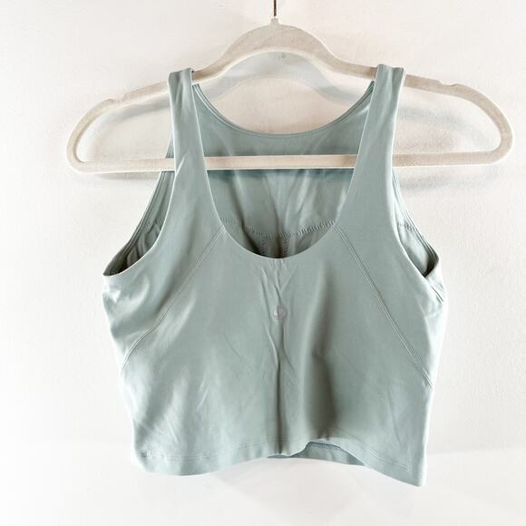 Lululemon Align High-Neck Cropped Yoga Tank Top Delicate Mint Green 6 - Picture 8 of 8
